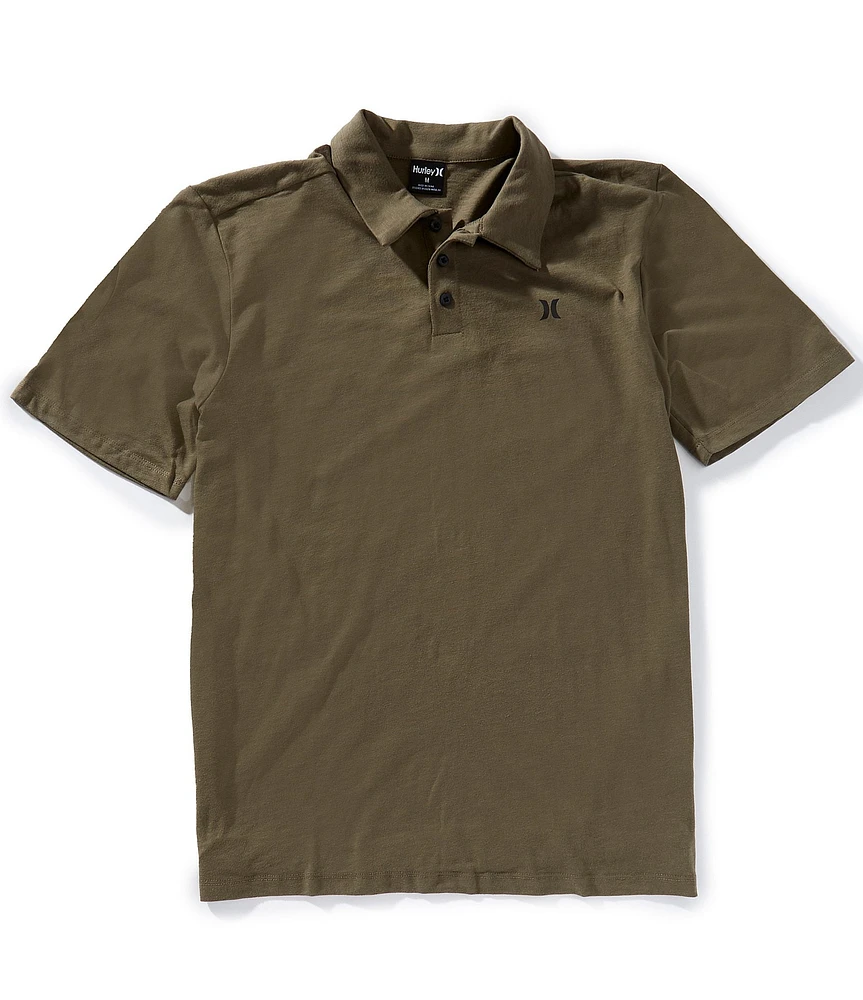 Hurley Icon Slub Jersey Short Sleeve Polo Shirt