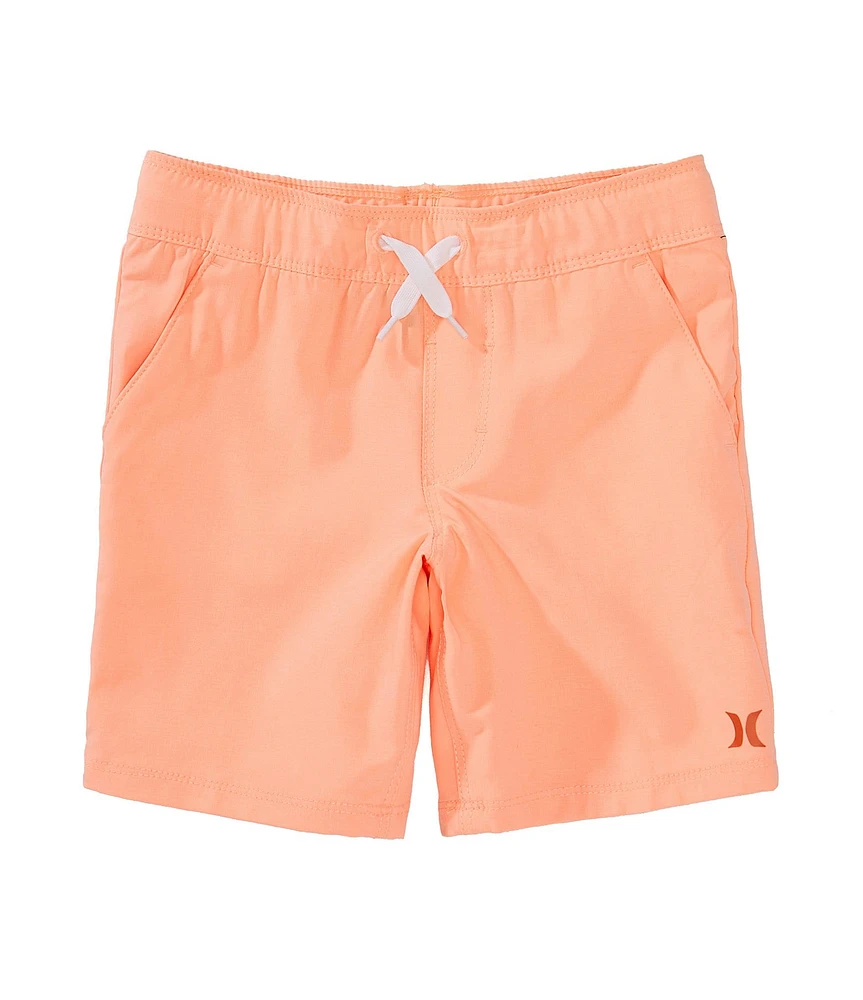 Hurley Little Boys Solid Stretch Twill Hybrid Pull-On Shorts