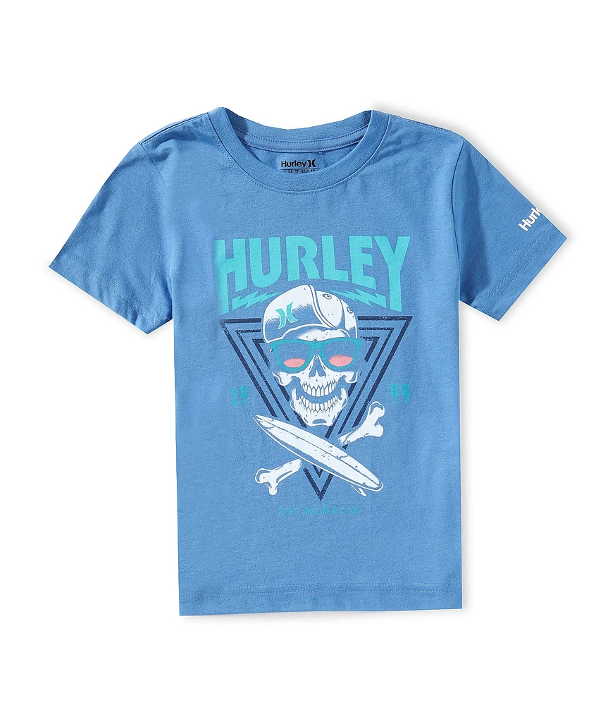 Hurley Little Boys Short-Sleeve Rock Skull T-Shirt
