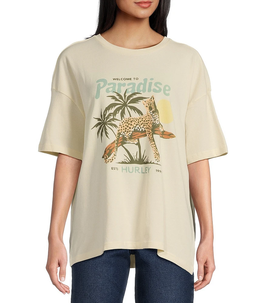 Hurley Welcome To Paradise Short Sleeve Graphic T-Shirt