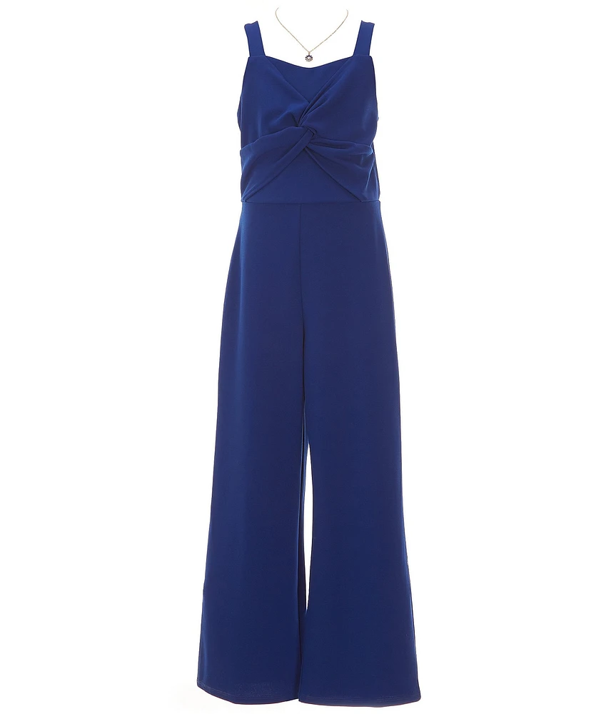 I.N. Girl Big Girls Sleeveless Crepe Jumpsuit