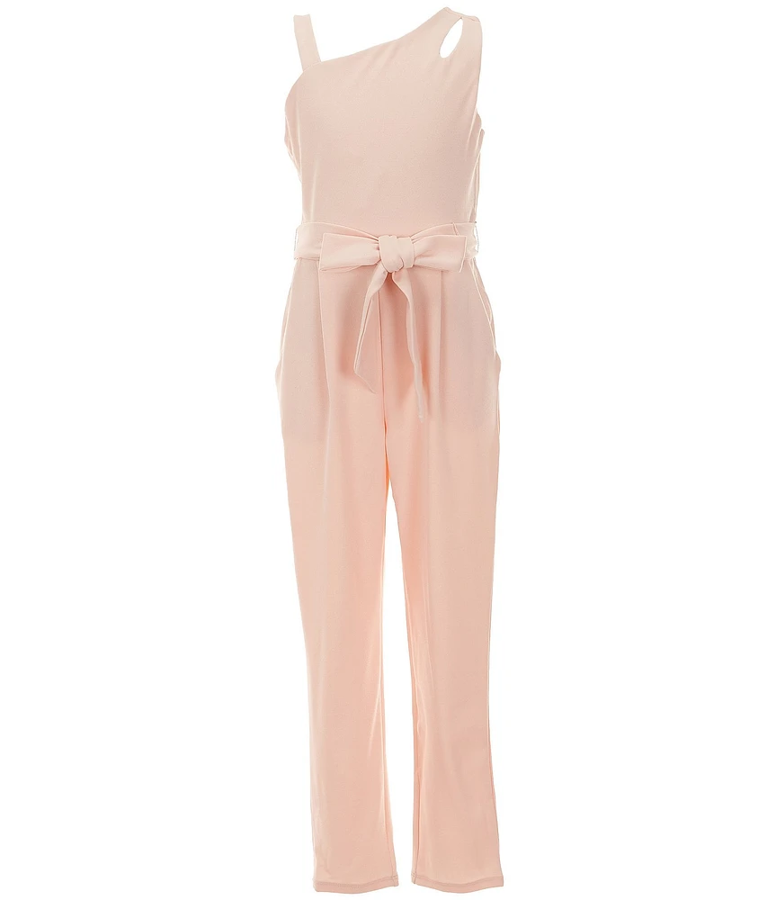 I.N. Girl Big Girls Sleeveless On-Shoulder Jumpsuit