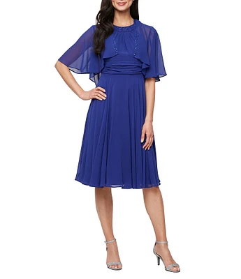 Ignite Evenings Chiffon Jacket Dress