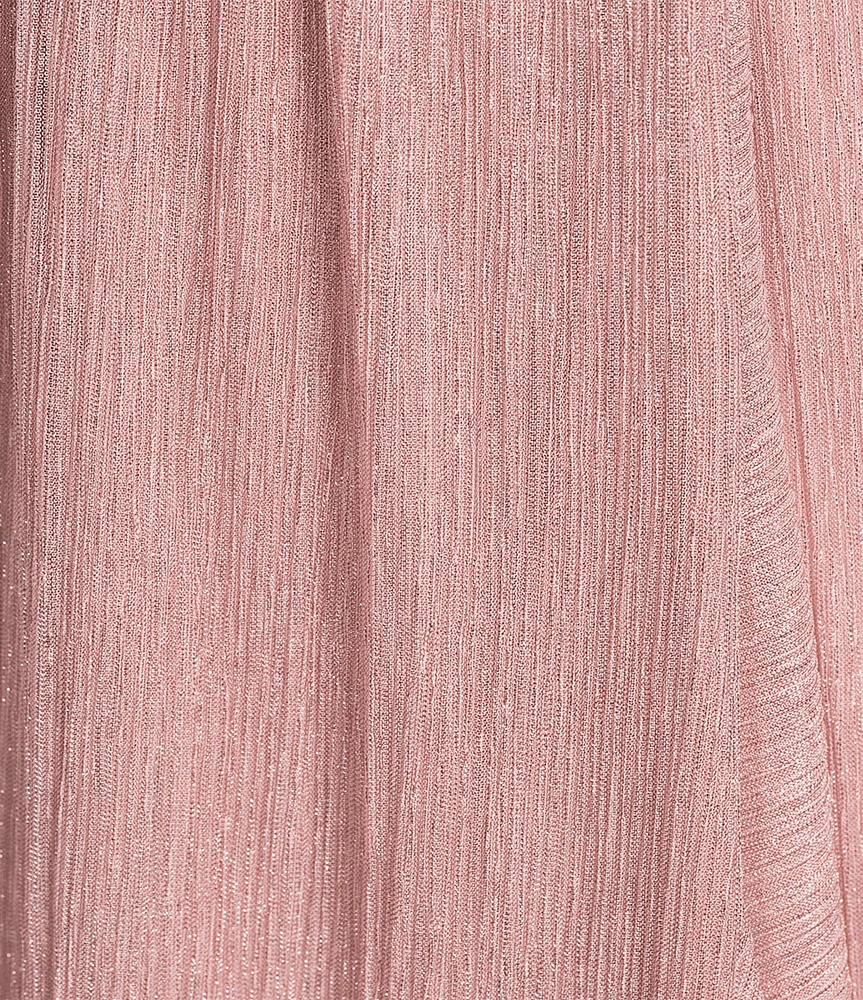 Ignite Evenings V-Neck Bodre Metallic Jacket Dress