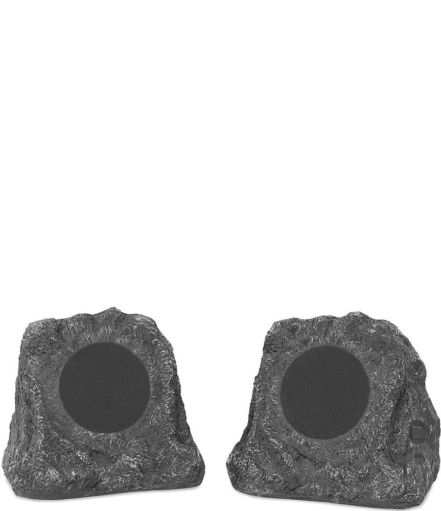 Innovative Technology Victrola Wireless Waterproof Rechargeable Bluetooth Outdoor Rock Speakers