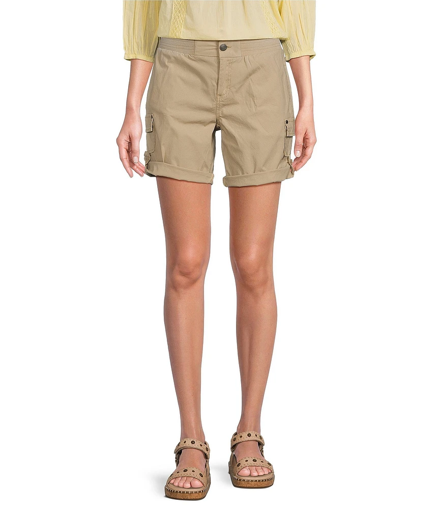 Intro Andy Poplin Adjustable Length Cargo Shorts