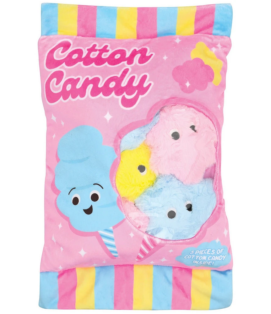 Iscream Cotton Candy Sweets Fleece 5-Piece Plush Set