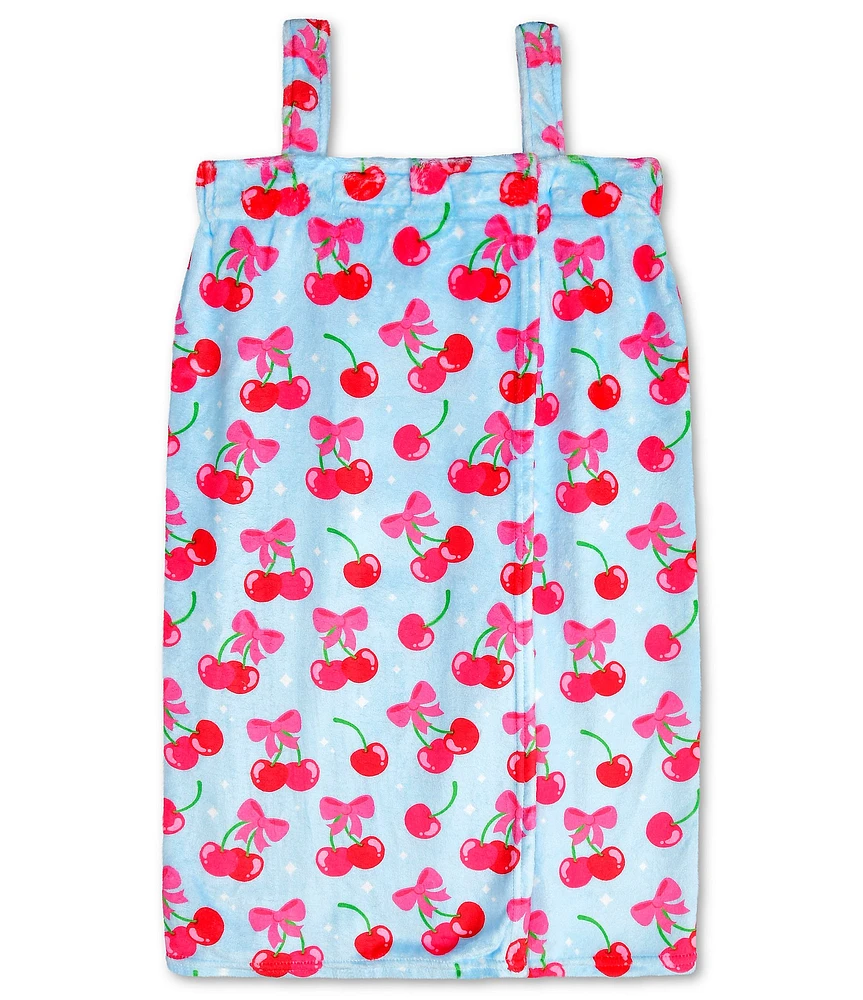 Iscream Little/Big Girls Cheerful Cherries Spa Wrap