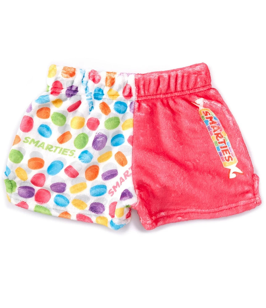 Iscream Little/Big Girls Smarties Plush Sleep Shorts