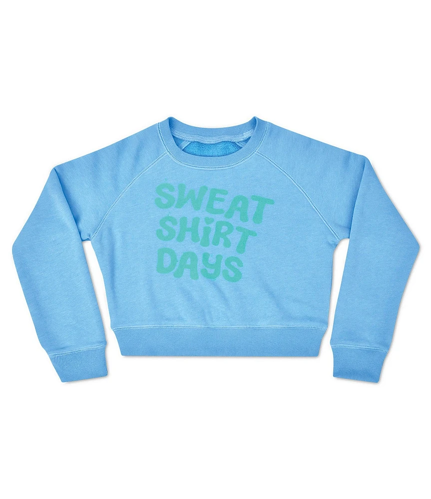 Iscream Little/Big Girls Long Sleeve Sweatshirt Days Graphic Sweatshirt