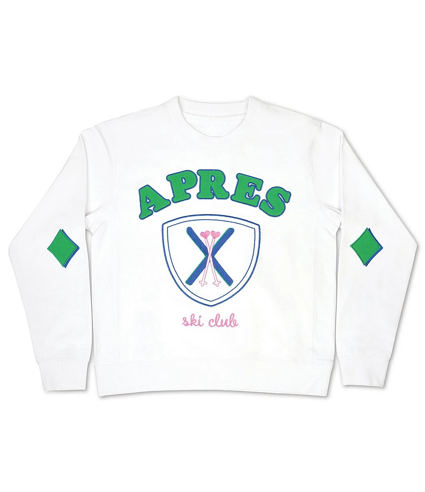 Iscream Little/Big Girls Long Sleeve Theme Apres Sweatshirt