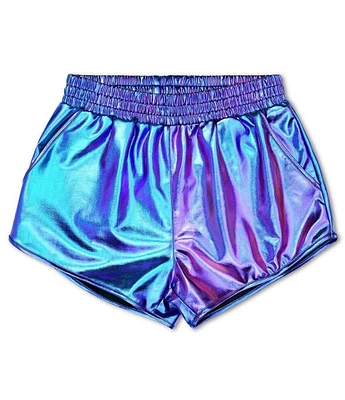 Iscream Little/Big Girls Metallic Pull-On Shorts