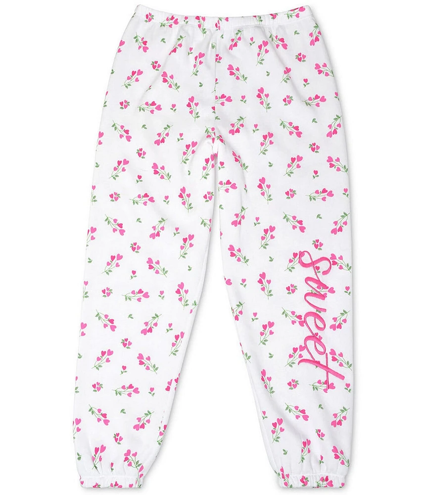 Iscream X Theme Little/Big Girls Sweet Hearts Jogger Pants