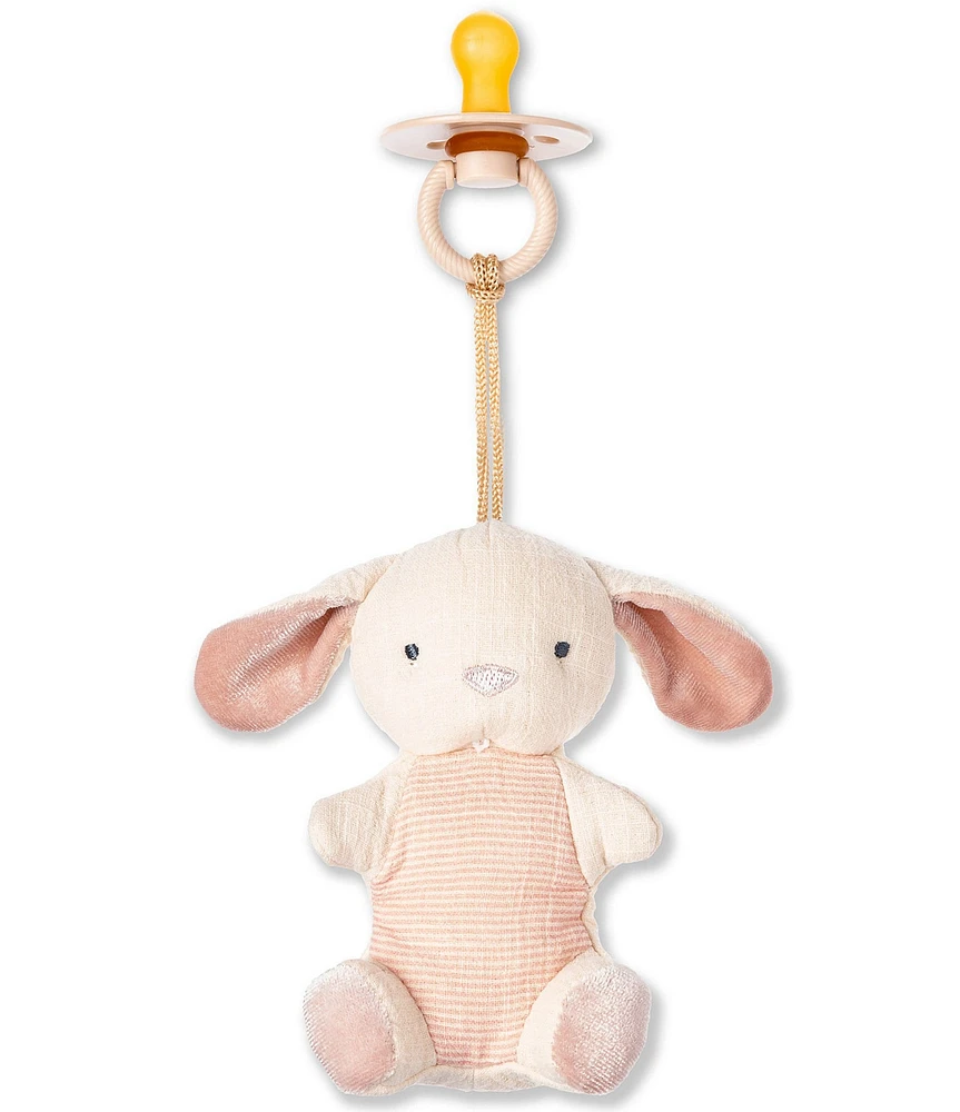 Itzy Ritzy Bunny Bitzy Pal™ Natural Rubber Pacifier & Lovey