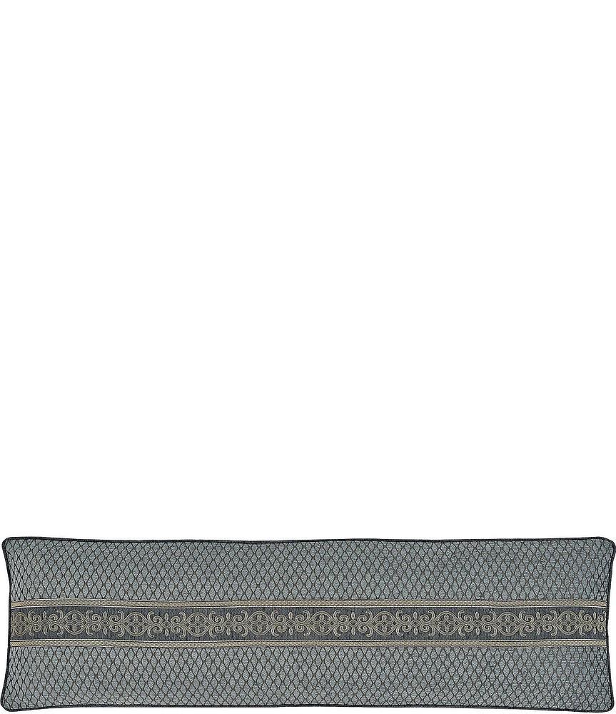 J. Queen New York Amici Woven Chenille Foulard Reading Bolster Pillow