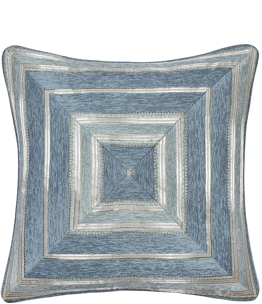J. Queen New York Celtic Chenille Striped Reversible Euro Sham