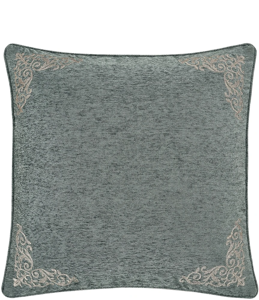 J. Queen New York Dorset Scroll Embroidered Euro Sham