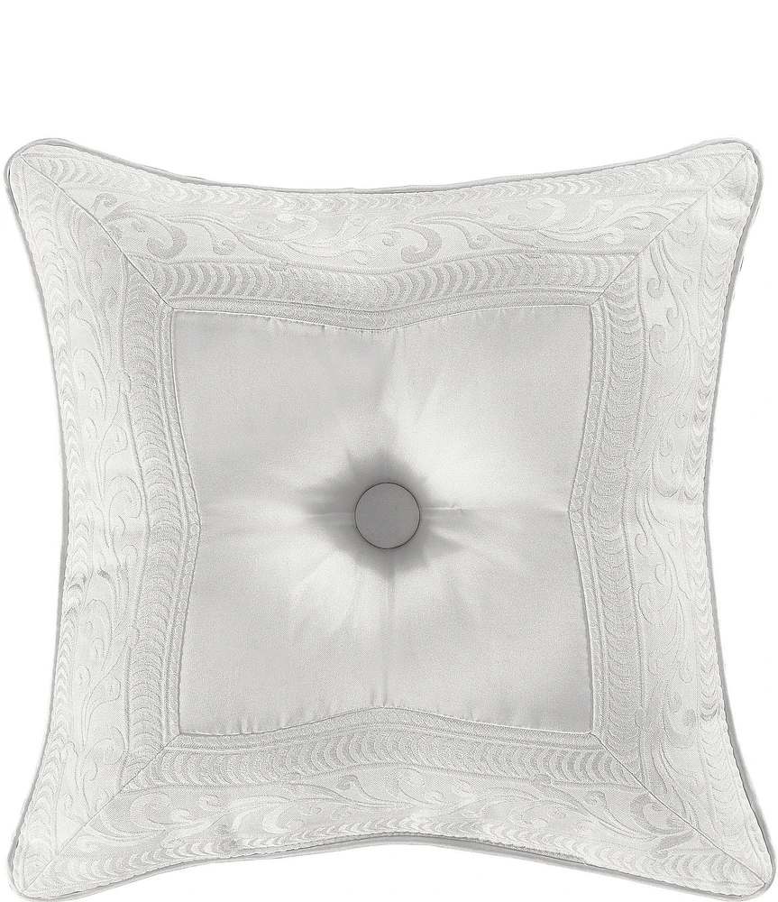 J. Queen New York Epic Button-Tufted Jacquard Square Pillow