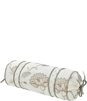 J. Queen New York Fairview Embroidery Neckroll Pillow