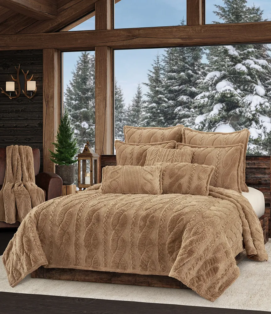 J. Queen New York Cava Grand Scale Interlock Cable Design Quilt Mini Set