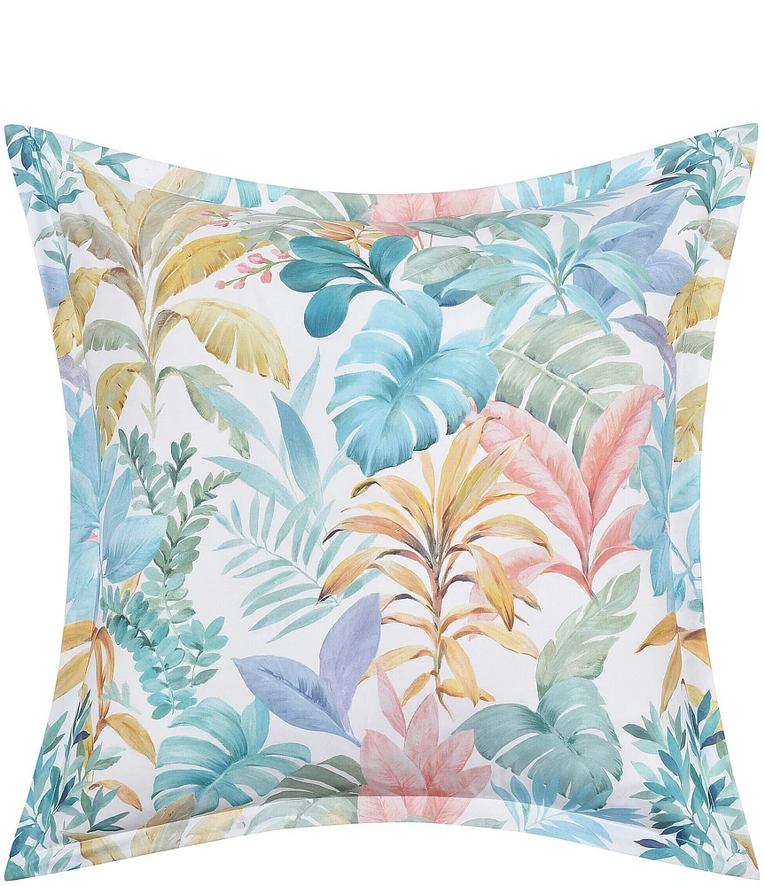J. Queen New York J. By J. Queen New York Bahama Tropical Botanical Print Euro Sham