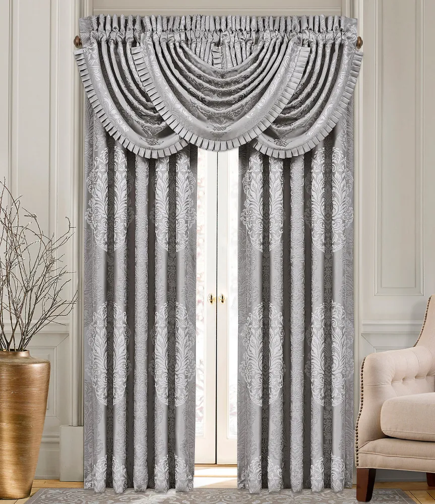 J. Queen New York La Scala Dramatic Damask Window Treatments