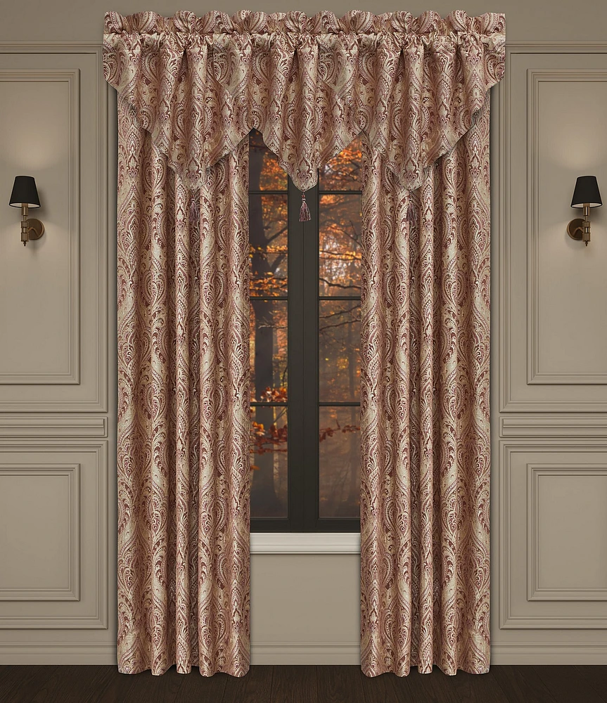 J. Queen New York Lupita Woven Damask Window Treatment