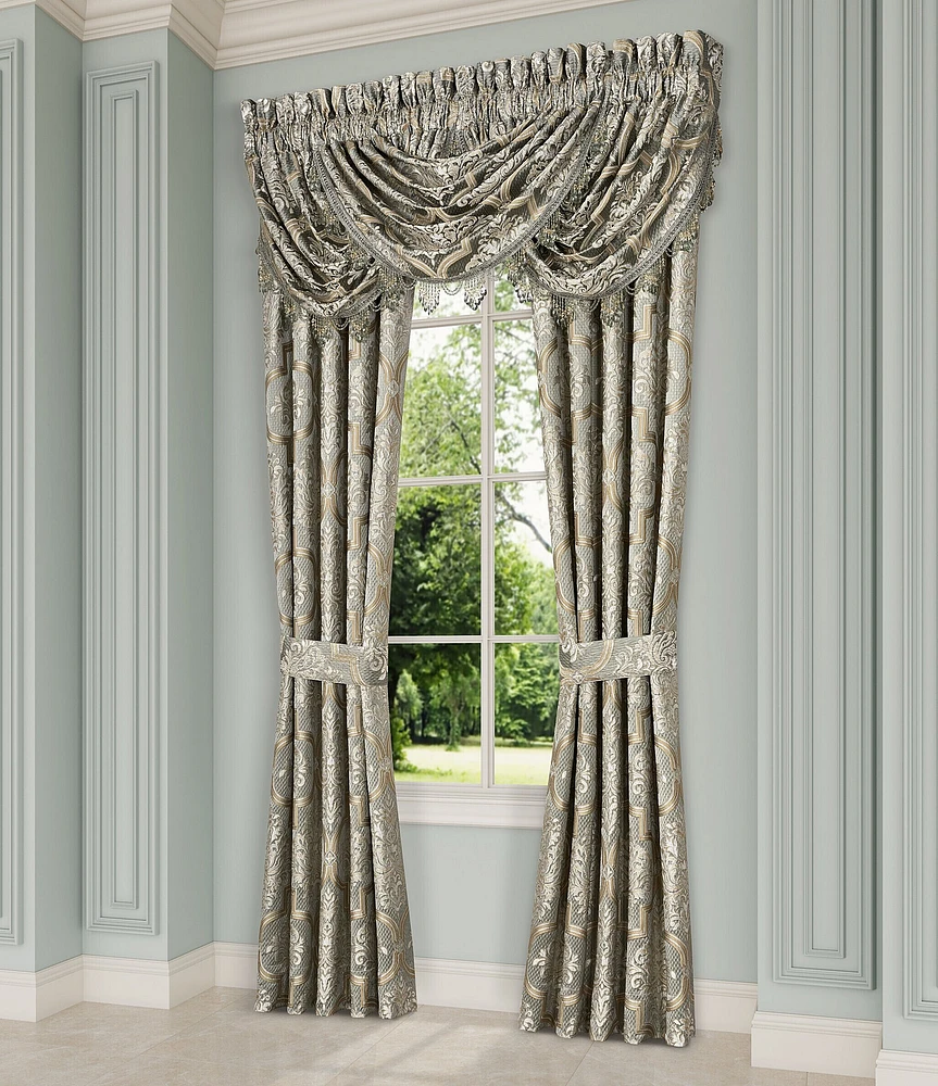 J. Queen New York Martina Elegant Damask Window Treatment