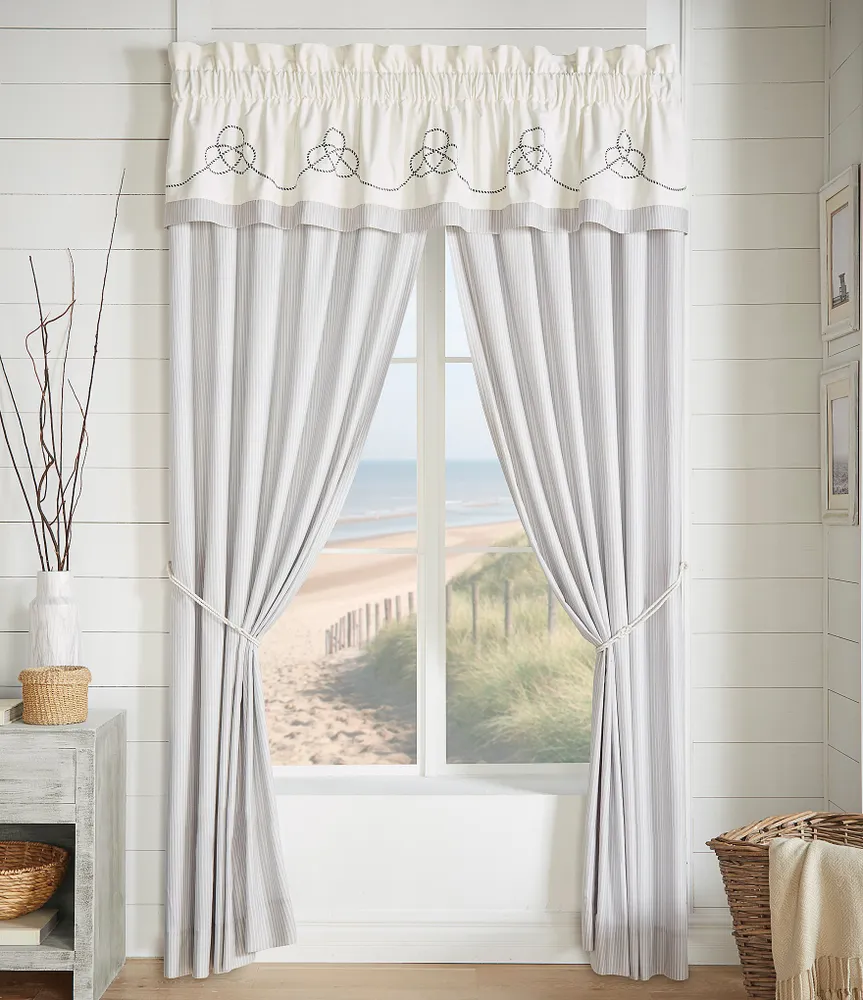 J. Queen New York Shore Striped Window Treatment