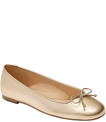 Jack Rogers Kenlyn Ballet Leather Bow Flats