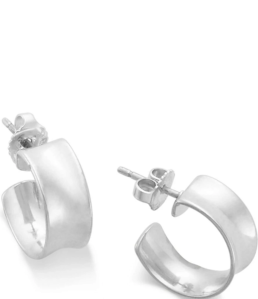 James Avery Bold Puffy Hoop Earrings