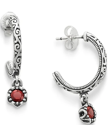 James Avery Birthstone Hoop Earrings