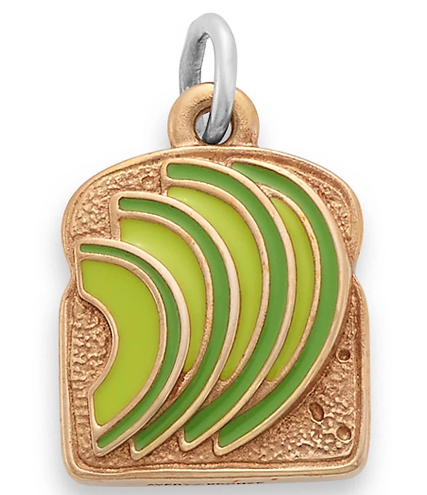 James Avery Enamel Avocado Toast Novelty Charm