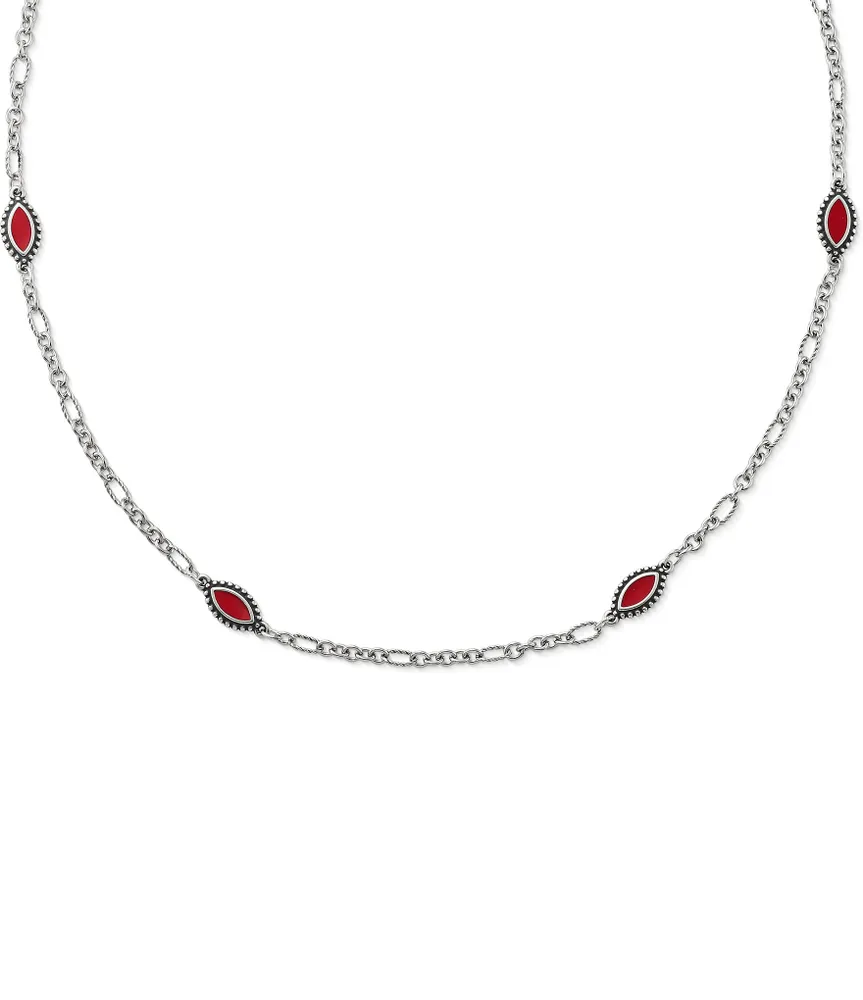 James Avery Red Enamel Cordoba Necklace