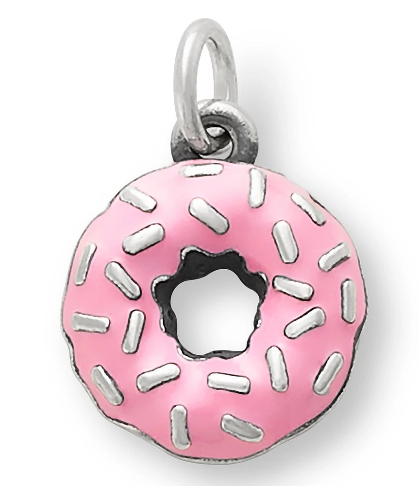 James Avery Enamel Frosted Donut Novelty Charm
