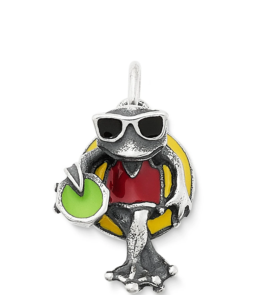 James Avery Enamel Party Frog Charm