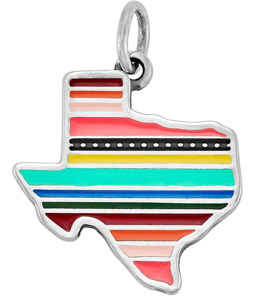 James Avery Enamel Texas Serape Charm