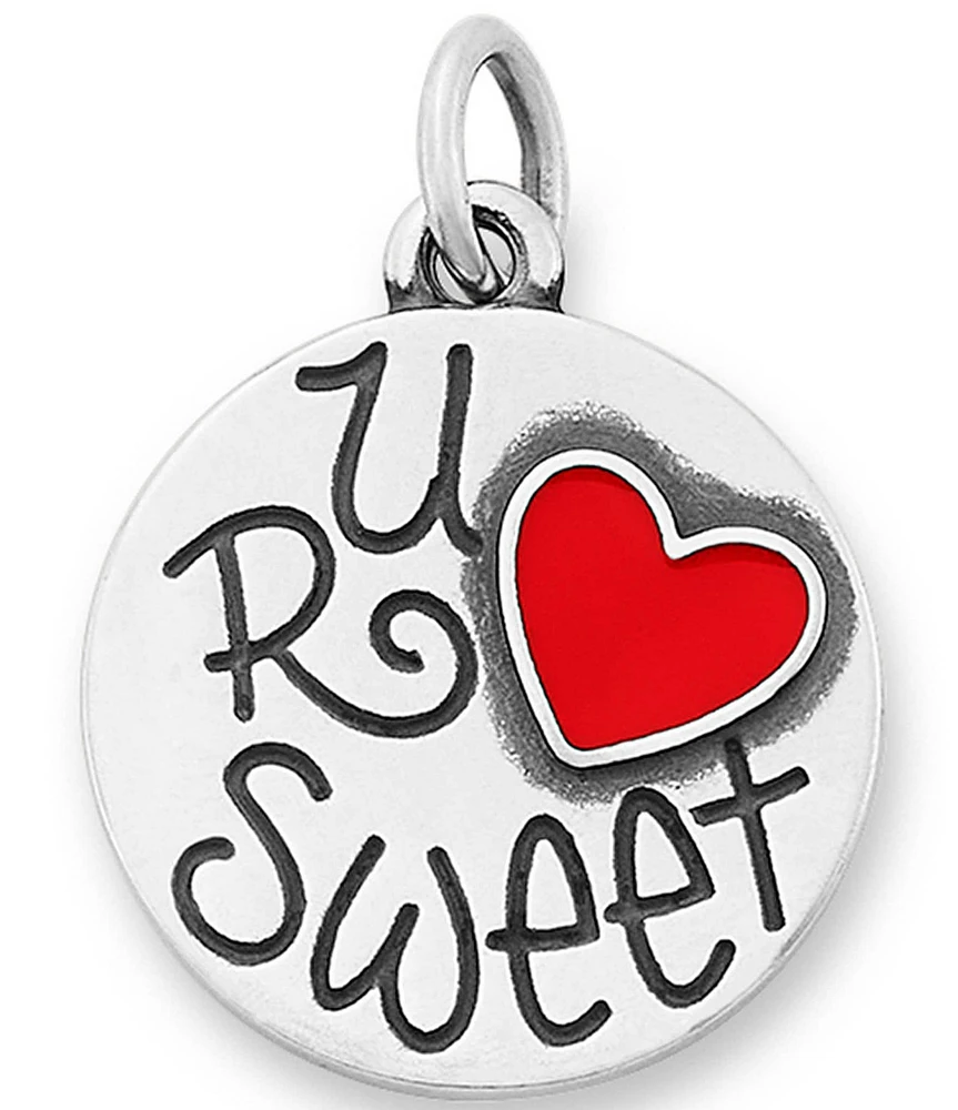 James Avery Enamel U R Sweet Lollipop Charm