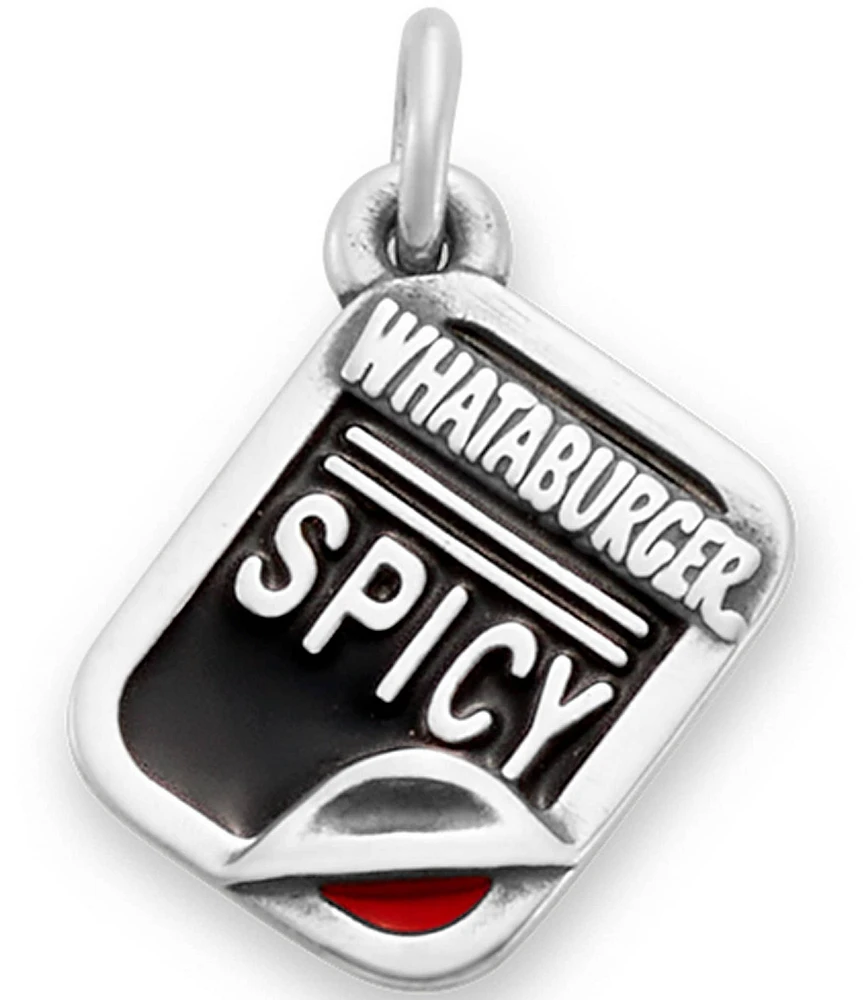 James Avery Enamel Whataburger Spicy Ketchup Novelty Charm