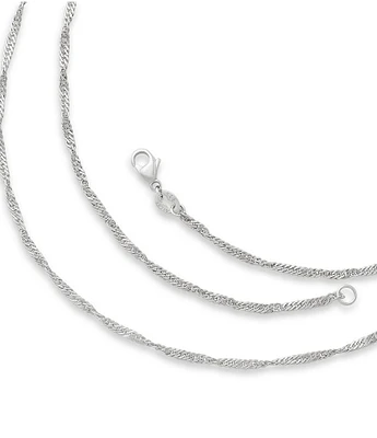 James Avery Light Twisted Curb Chain Necklace