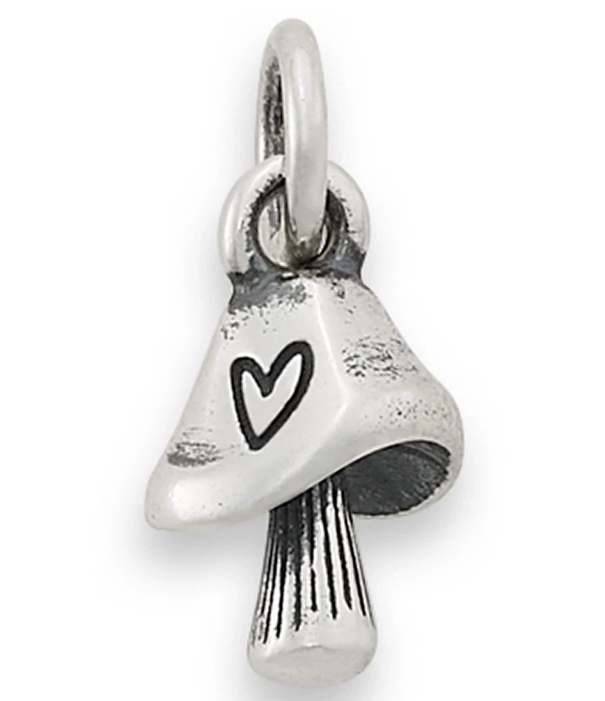 James Avery Mini Mushroom With Heart Charm