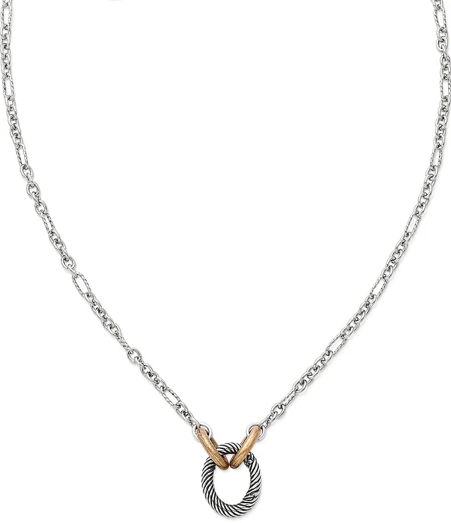 James Avery Oval Twist Changeable Charm Necklace at Hamilton Place