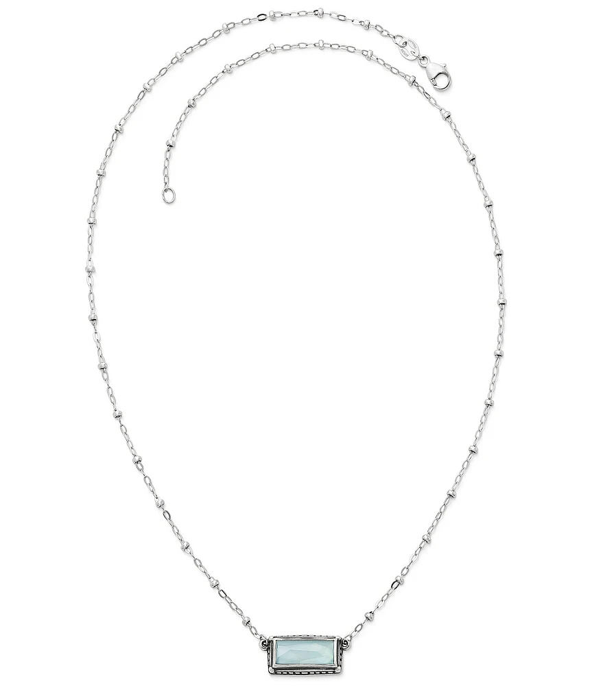 James Avery Palais Bleu Clair Triplet Necklace
