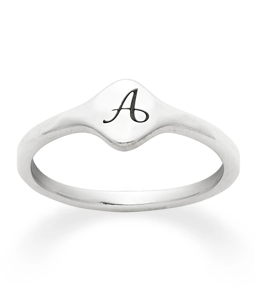 James Avery Petite Signet Initial Ring