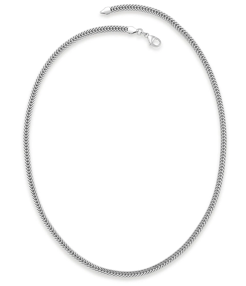 James Avery Rectangle Foxtail Chain Necklace