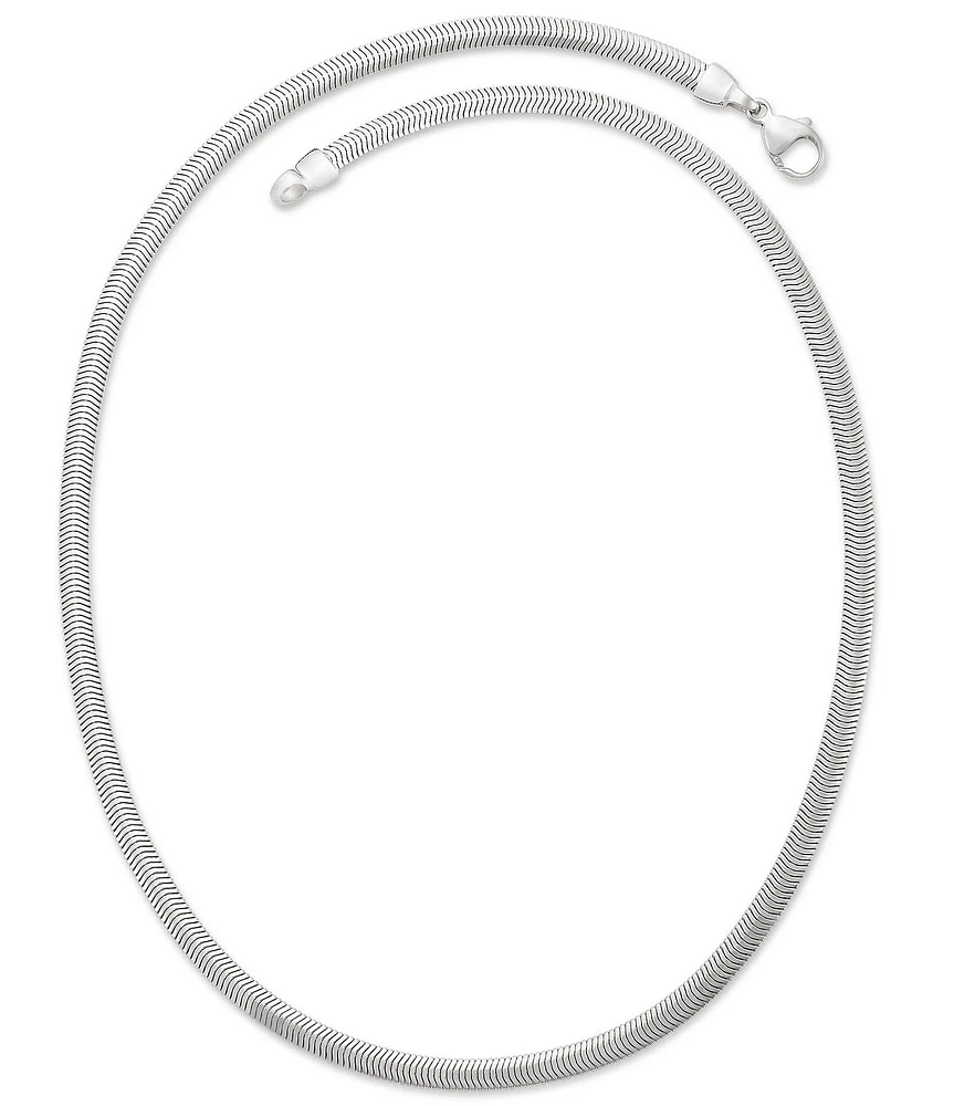 James Avery Rounded Herringbone Chain Necklace
