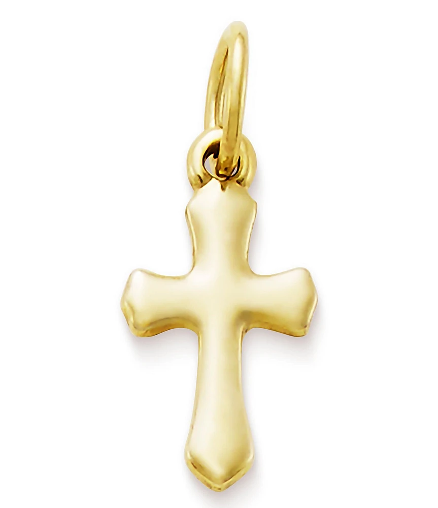 James Avery Small Flared 14k Gold Cross Charm