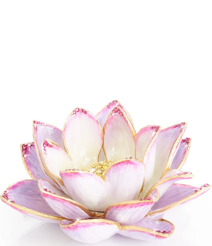 Jay Strongwater Kamal Lotus Tabletop Object Figurine