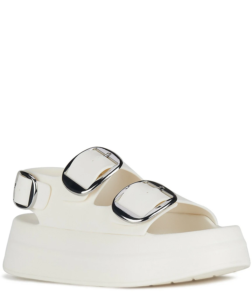 Jeffrey Campbell Blithe Platform Buckle Hardware Banded Slingback Sandals