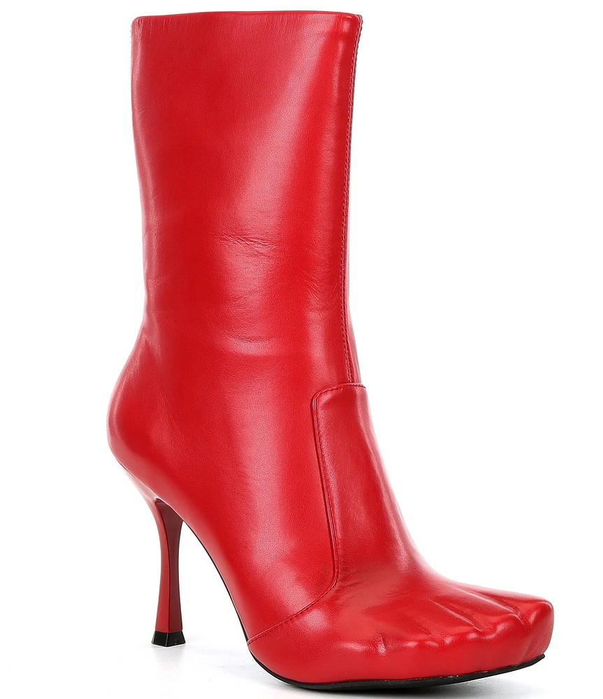 Jeffrey Campbell Visionary Toe Mid Calf Boots